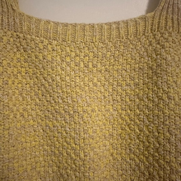 Zara Yellow and Cream Knit Top - Picture 2 of 3